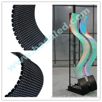 Flexible magnetic led display
